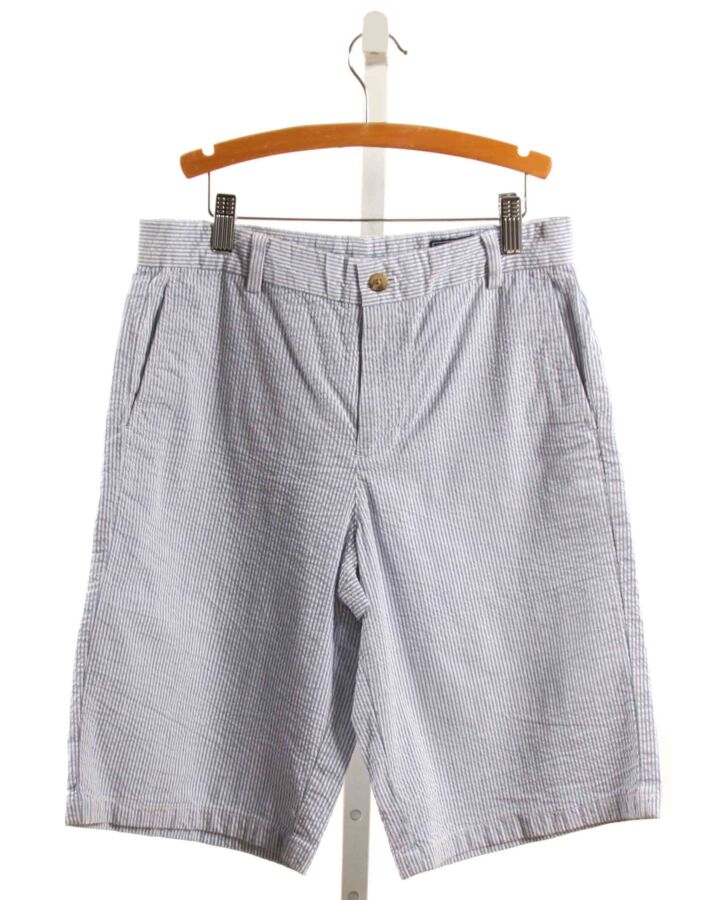VINEYARD VINES  LT BLUE SEERSUCKER STRIPED  SHORTS