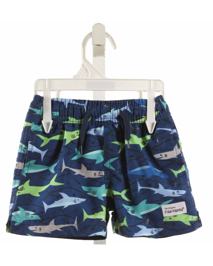 FLAP HAPPY  NAVY  PRINT  SWIM TRUNKS