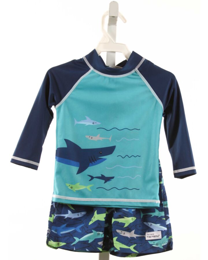 FLAP HAPPY  NAVY  PRINT  SWIM SET