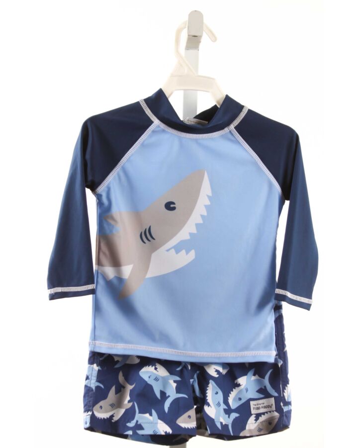 FLAP HAPPY  BLUE   PRINTED DESIGN SWIM SET