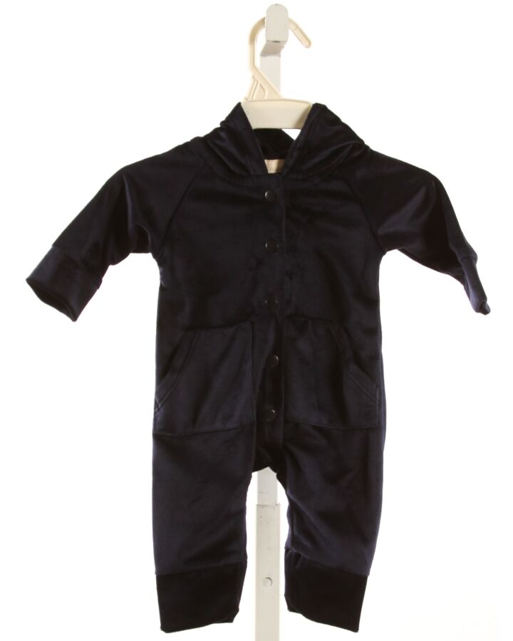 A MUFFIN IN THE OVEN  NAVY VELVET   ROMPER