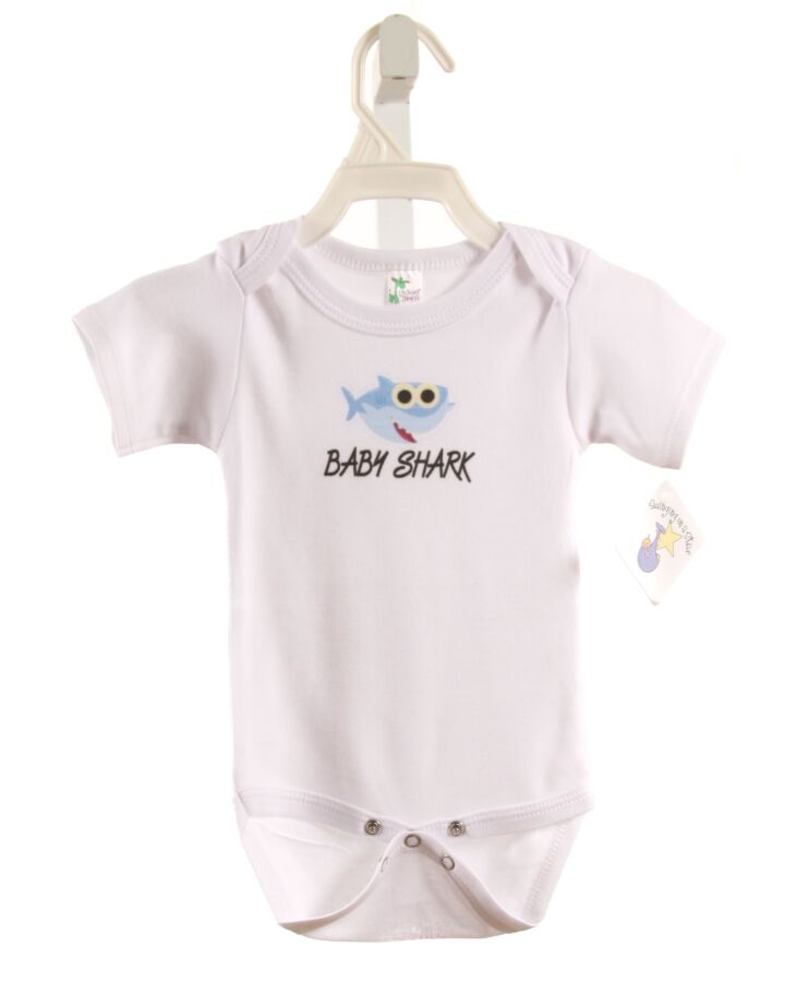 SWINGING ON A STAR  WHITE   PRINTED DESIGN KNIT BUBBLE