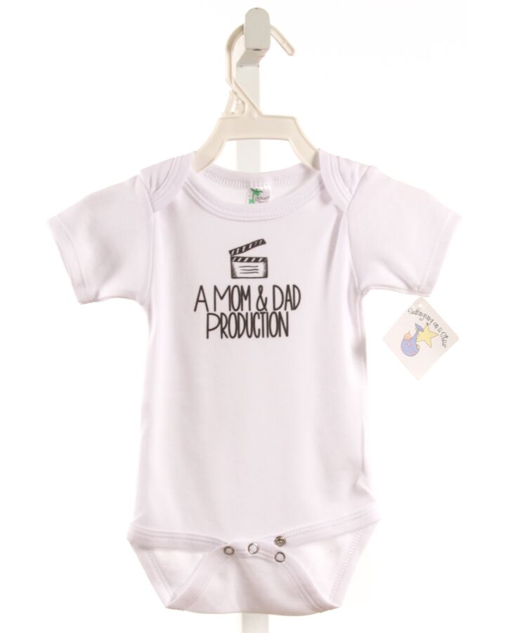 SWINGING ON A STAR  WHITE   PRINTED DESIGN KNIT BUBBLE