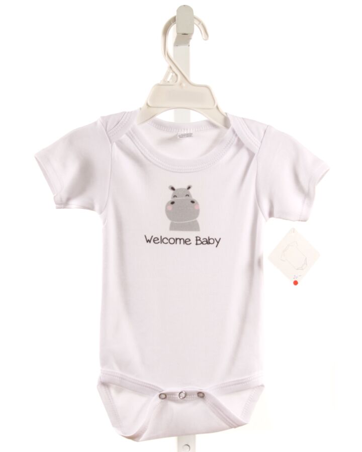 SWINGING ON A STAR  WHITE   PRINTED DESIGN KNIT BUBBLE