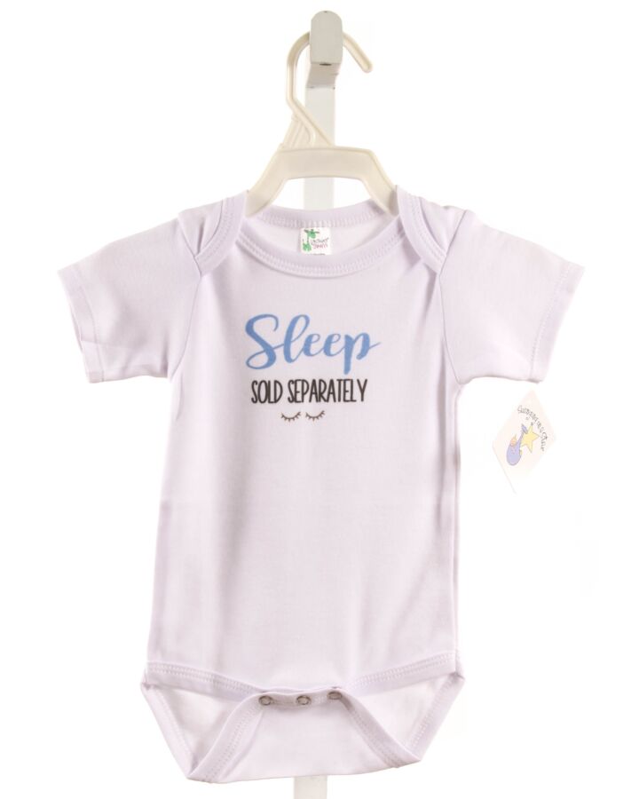 SWINGING ON A STAR  WHITE   PRINTED DESIGN KNIT BUBBLE