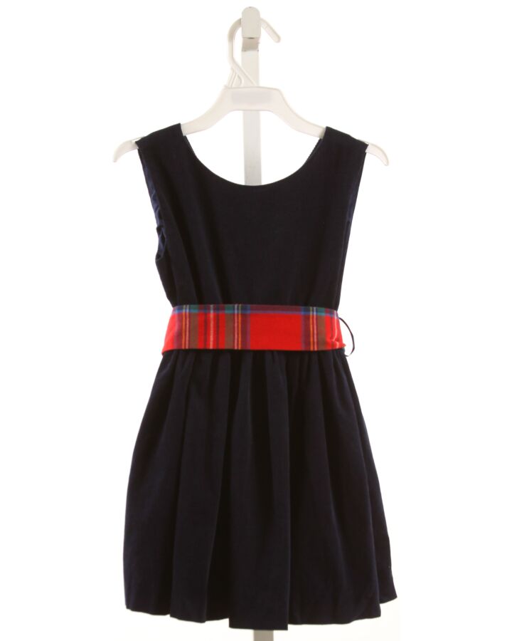 BROWN BOWEN  BLUE CORDUROY   PARTY DRESS