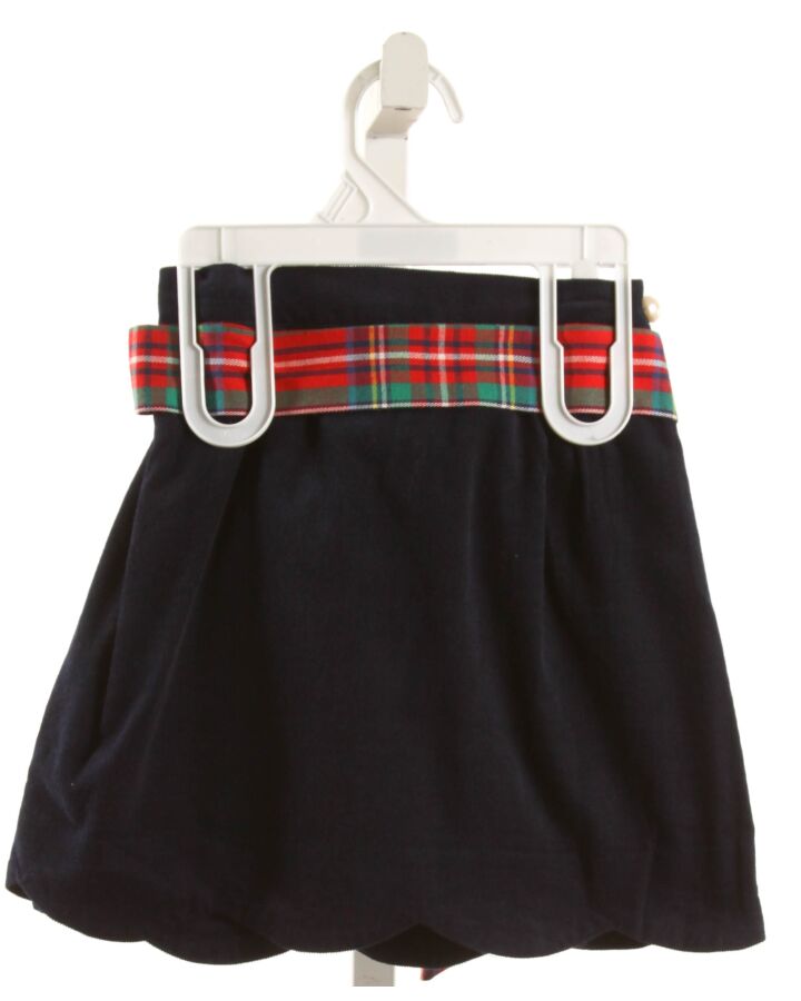 BROWN BOWEN  BLUE CORDUROY   SKIRT