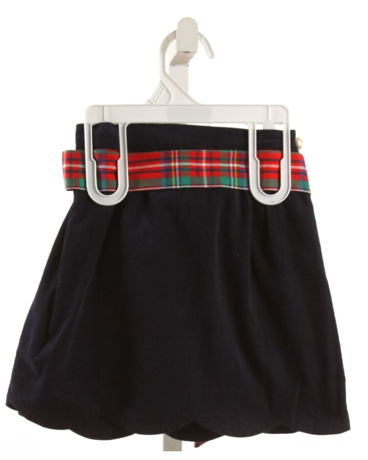 BROWN BOWEN  BLUE CORDUROY   SKIRT
