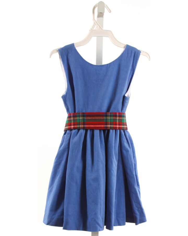 BROWN BOWEN  BLUE CORDUROY   PARTY DRESS