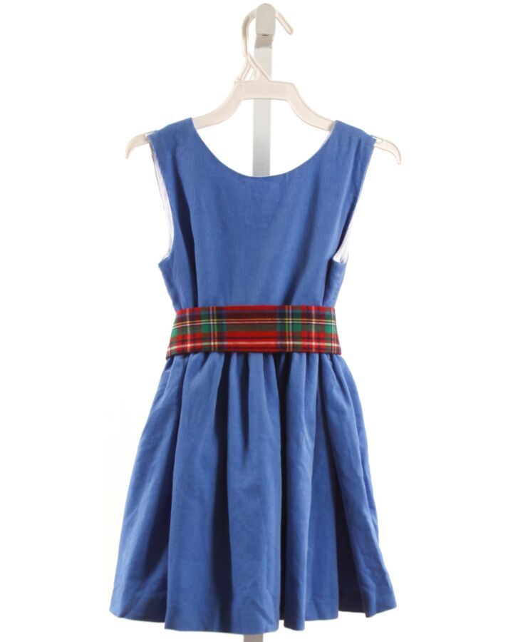 BROWN BOWEN  BLUE CORDUROY   PARTY DRESS