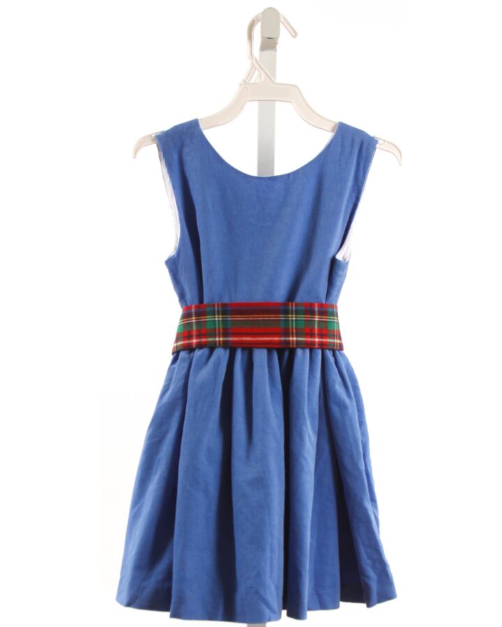 BROWN BOWEN  BLUE CORDUROY   PARTY DRESS