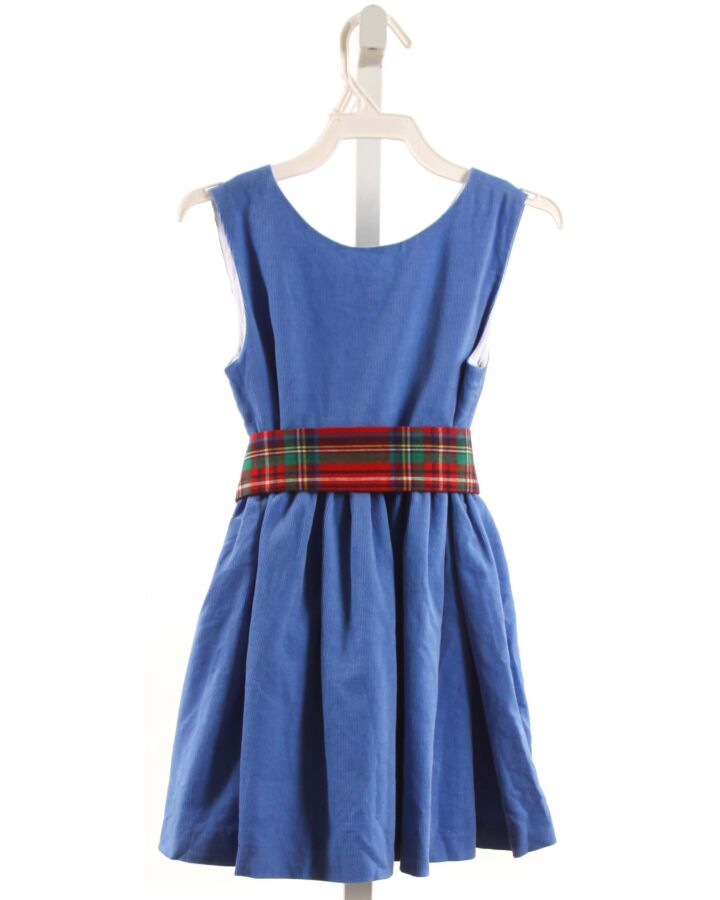 BROWN BOWEN  BLUE CORDUROY   PARTY DRESS