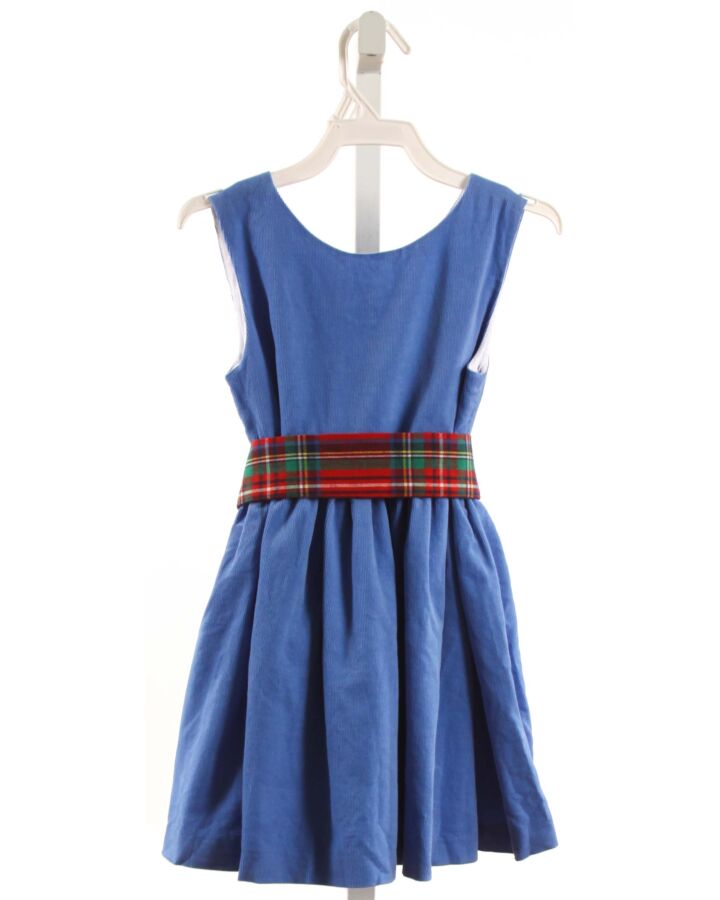 BROWN BOWEN  BLUE CORDUROY   PARTY DRESS