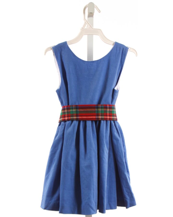 BROWN BOWEN  BLUE CORDUROY   PARTY DRESS
