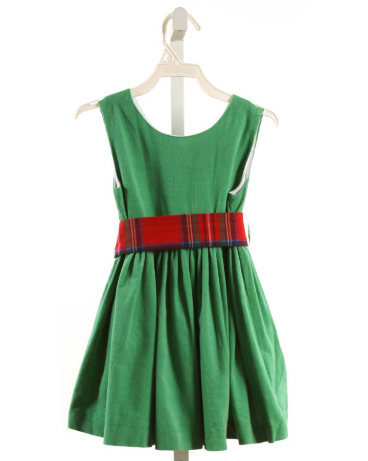 BROWN BOWEN  GREEN CORDUROY   PARTY DRESS
