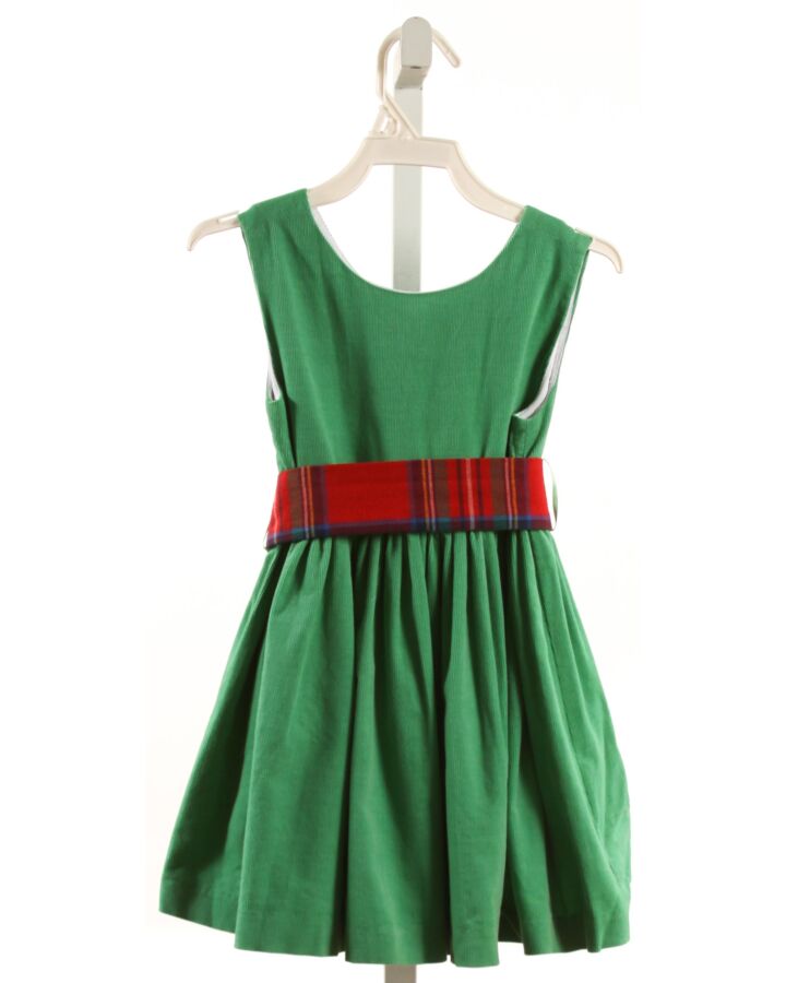 BROWN BOWEN  GREEN CORDUROY   PARTY DRESS