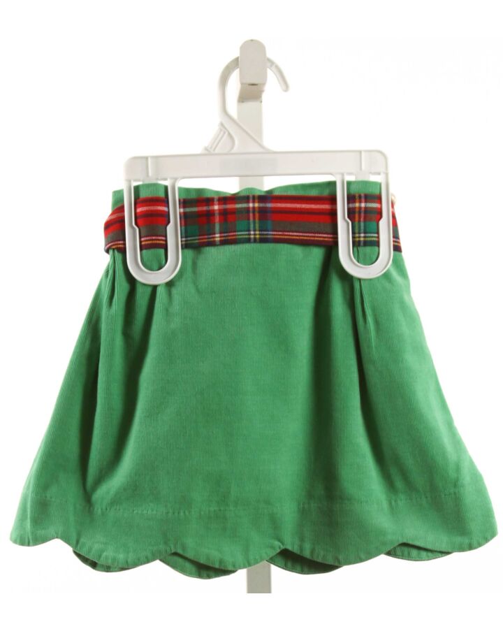 BROWN BOWEN  GREEN CORDUROY  SKIRT