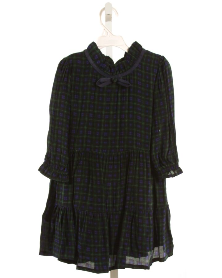 TUKTUK DESIGNS  FOREST GREEN  PLAID  DRESS
