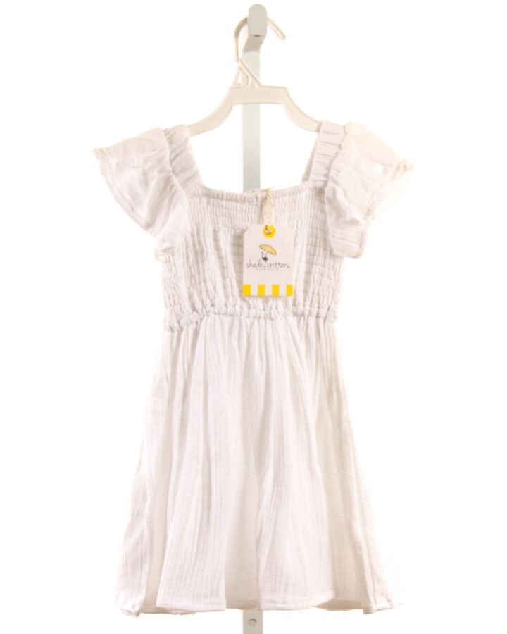 SHADE CRITTERS  WHITE   SMOCKED DRESS