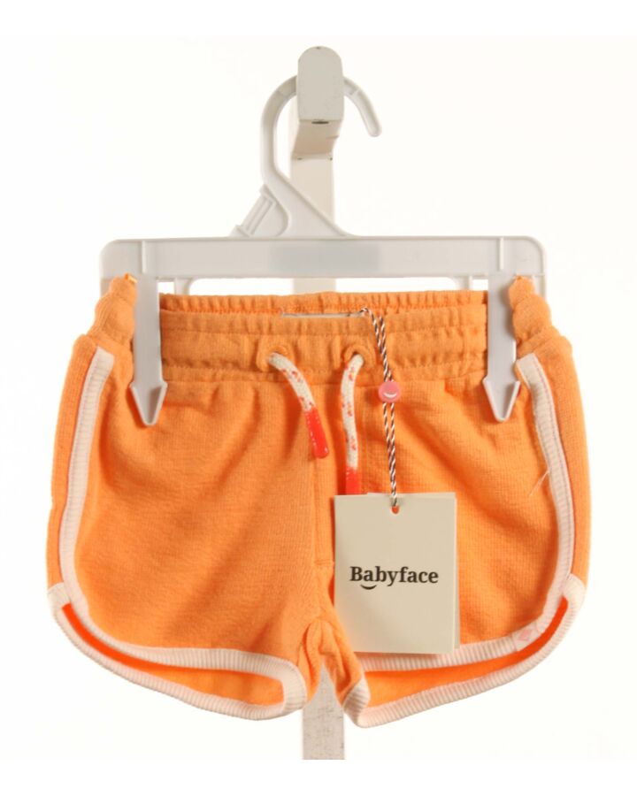 BABYFACE  ORANGE TERRY CLOTH   SHORTS