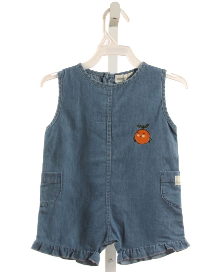 BEAN'S BARCELONA  CHAMBRAY  PRINT  ROMPER
