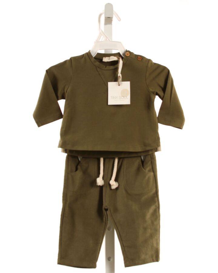 TINY SOUL  FOREST GREEN  2-PIECE OUTFIT