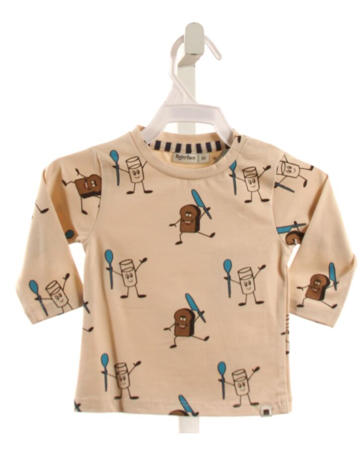 BABYFACE  CREAM    KNIT LS SHIRT