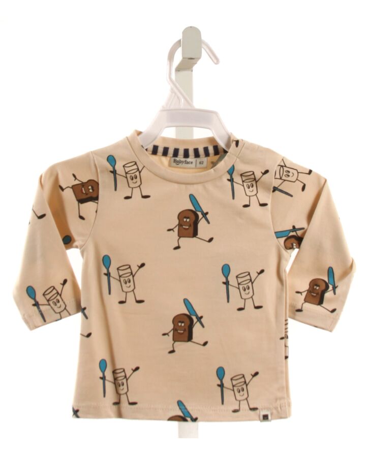BABYFACE  CREAM    KNIT LS SHIRT