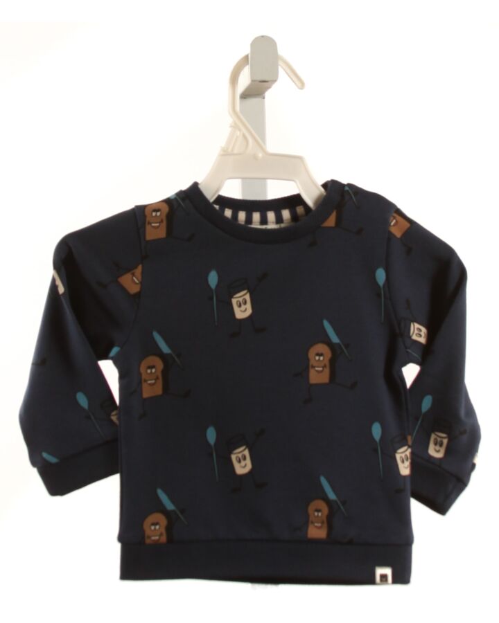 BABYFACE  NAVY  PRINT  PULLOVER
