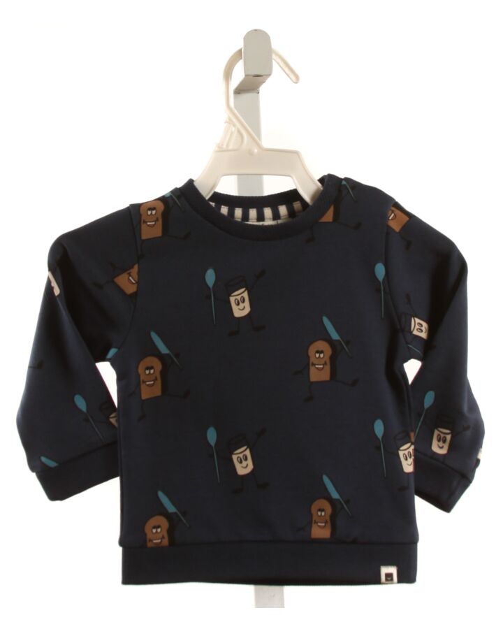BABYFACE  NAVY  PRINT  PULLOVER