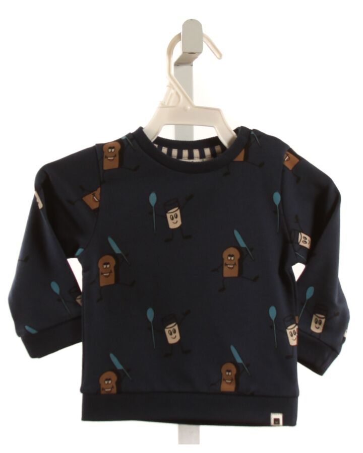BABYFACE  NAVY  PRINT  PULLOVER