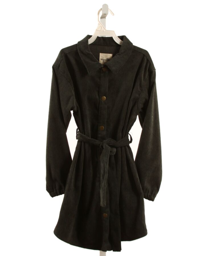 VIGNETTE  FOREST GREEN CORDUROY   DRESS