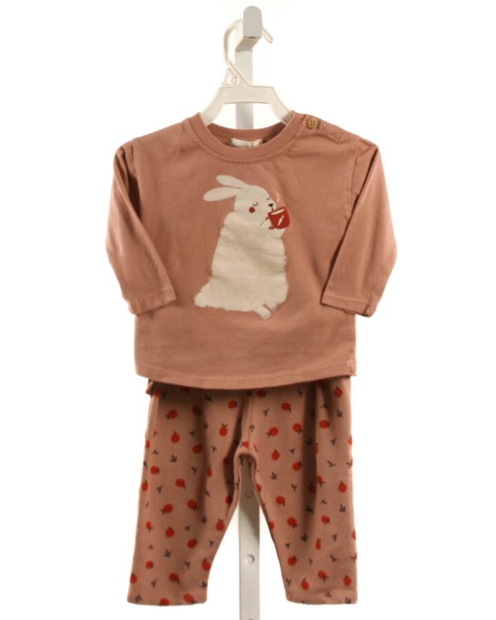 BEAN'S BARCELONA  PINK   PRINTED DESIGN 2-PIECE OUTFIT