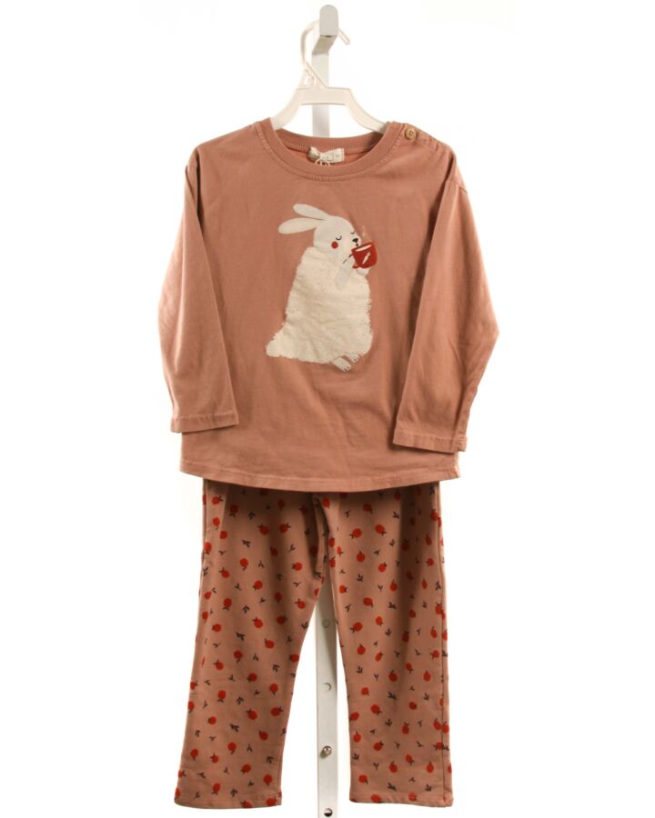 BEAN'S BARCELONA  PINK   PRINTED DESIGN 2-PIECE OUTFIT