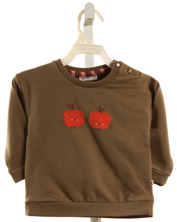 BABYFACE  FOREST GREEN   PRINTED DESIGN SWEATER