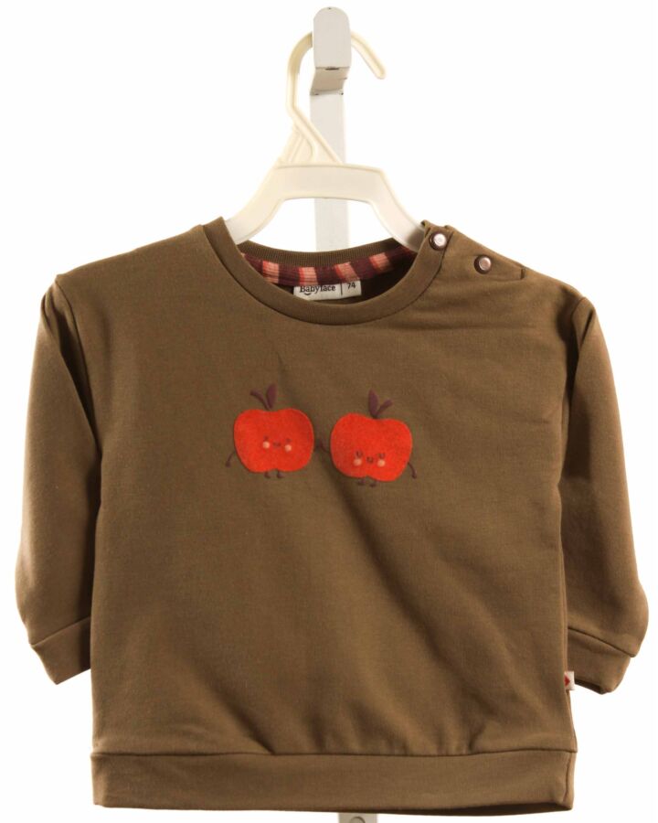 BABYFACE  FOREST GREEN   PRINTED DESIGN SWEATER