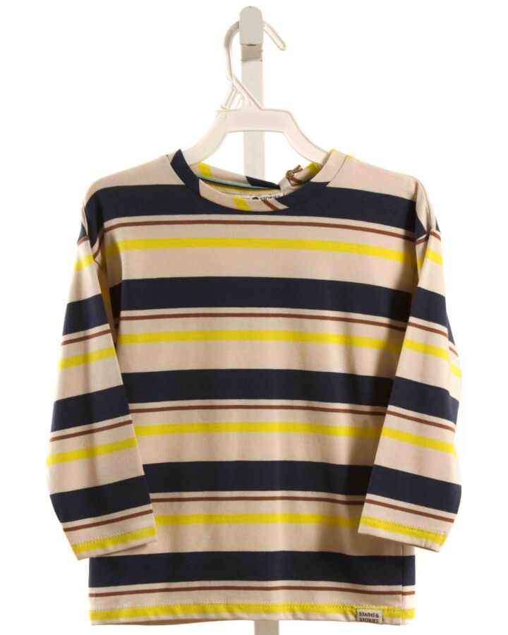 BABYFACE  MULTI-COLOR  STRIPED  KNIT LS SHIRT