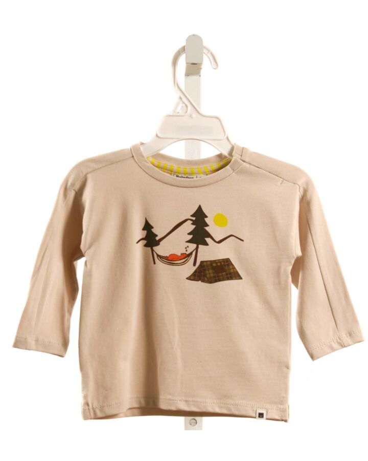 BABYFACE  IVORY   PRINTED DESIGN KNIT LS SHIRT