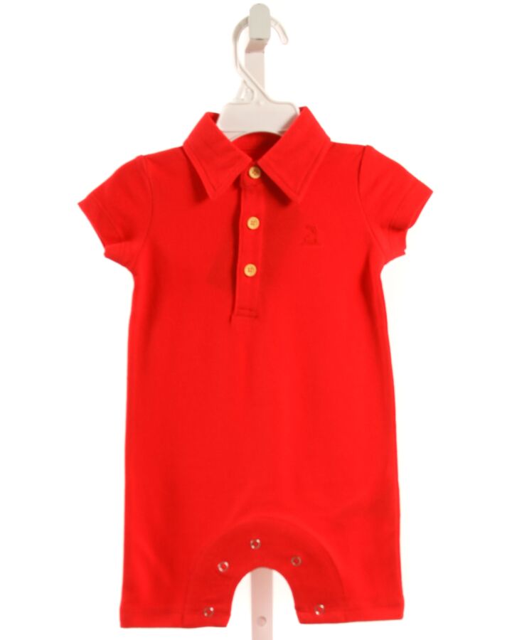 ME + HENRY  RED PIQUE   SHORTALL