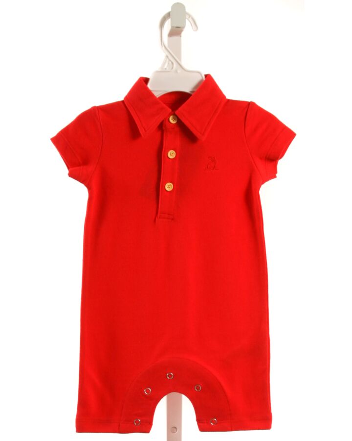 ME + HENRY  RED PIQUE   SHORTALL