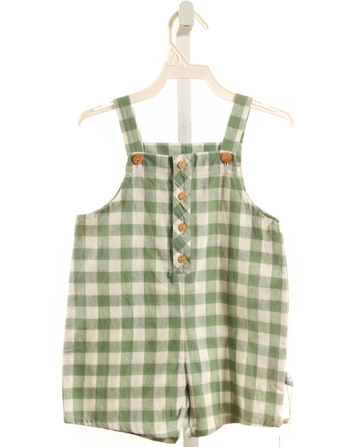 SNUG  GREEN  GINGHAM  SHORTALL