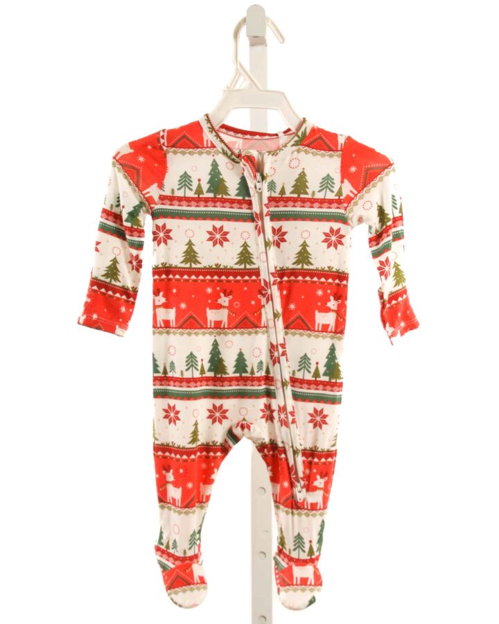 ANGEL DEAR  RED KNIT  PRINTED DESIGN LAYETTE