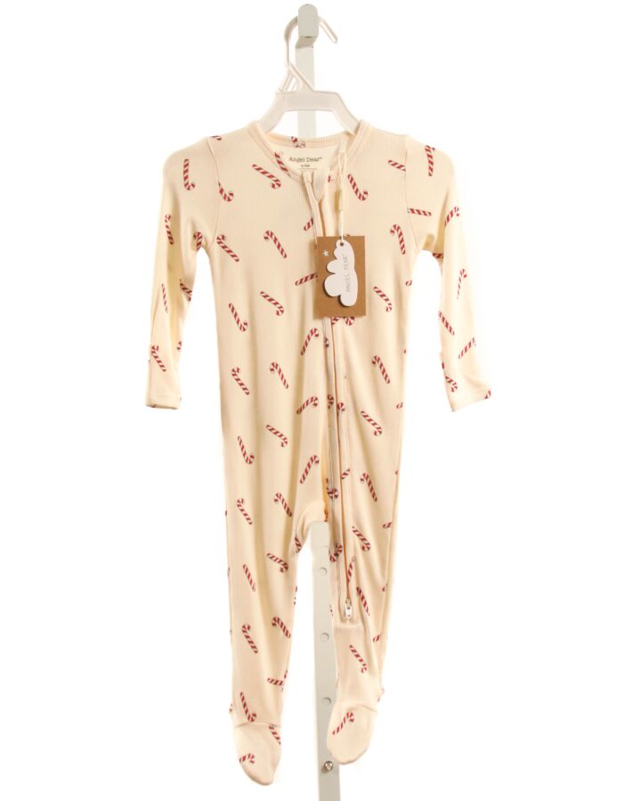 ANGEL DEAR  CREAM KNIT  PRINTED DESIGN LAYETTE