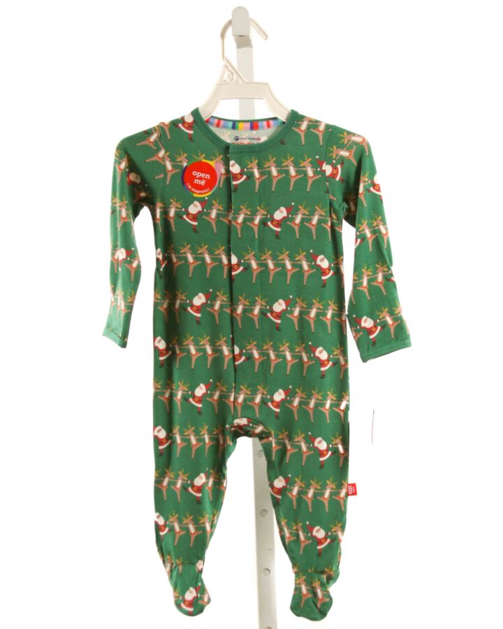 MAGNETIC ME  GREEN KNIT  PRINTED DESIGN LAYETTE