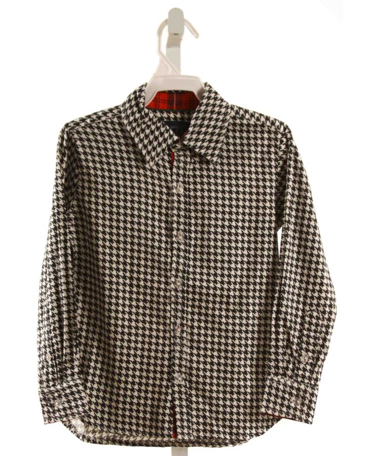 TUK TUK  BLACK  HOUNDSTOOTH  DRESS SHIRT