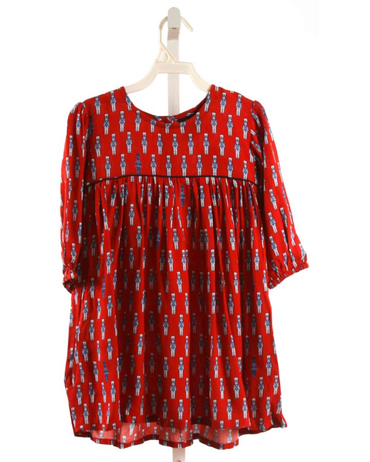 TUK TUK  RED   PRINTED DESIGN DRESS