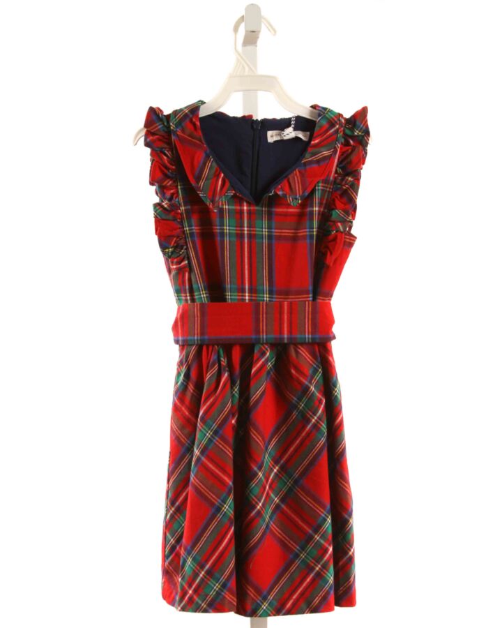 BROWN BOWEN CO  RED  PLAID  DRESS
