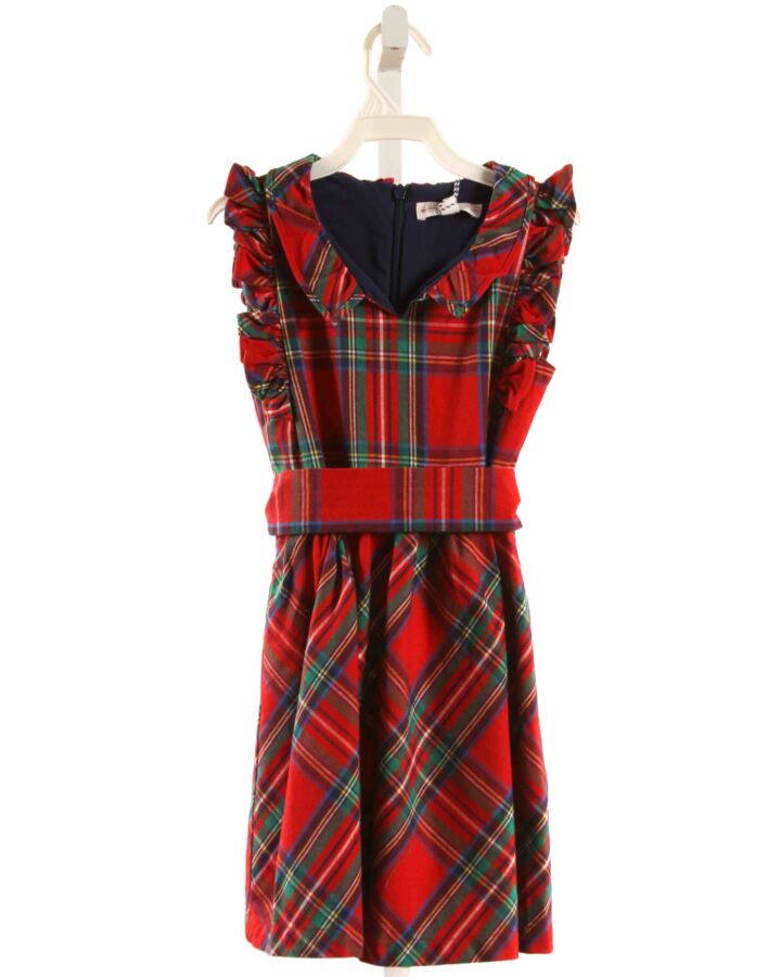 BROWN BOWEN CO  RED  PLAID  DRESS