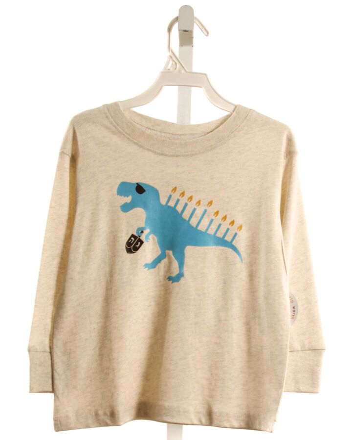 SWEET WINK  IVORY   PRINTED DESIGN KNIT LS SHIRT