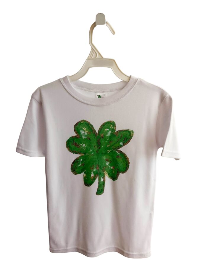 LAUGHING GIRAFFE  WHITE   PRINTED DESIGN T-SHIRT